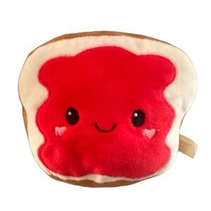 Dandee MTY Plush Jelly Toast 5” Squishy Stuffie Lovie Stuffed Food Squad